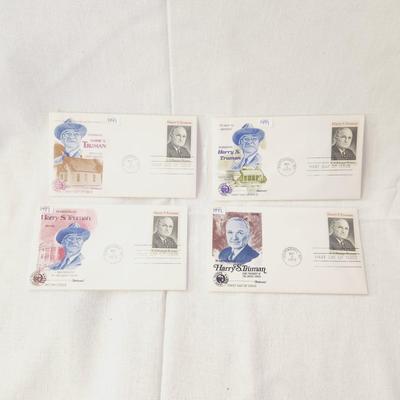 4 - FIRST DAY STAMPS - MULTI YRS HARRY S. TRUMAN