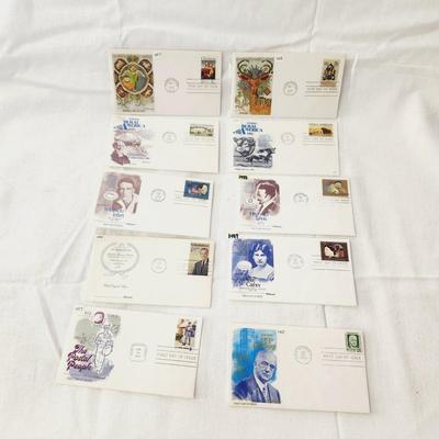 10 - FIRST DAY STAMPS - 1973 MIXED THEME