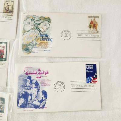 13 - FIRST DAY STAMPS - 1972 MIXED THEME