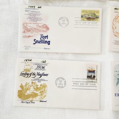 13 - FIRST DAY STAMPS - 1970 MIXED THEME