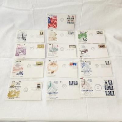 13 - FIRST DAY STAMPS - 1970 MIXED THEME