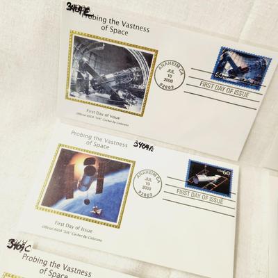 6 - FIRST DAY STAMPS - 2000 PROBING THE VASTNESS OF SPACE