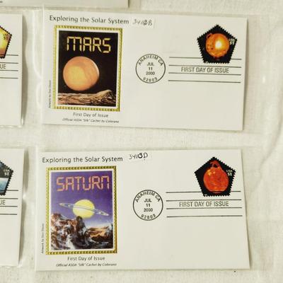 5 - FIRST DAY STAMPS - 2000 EXPLORING THE SOLAR SYSTEM