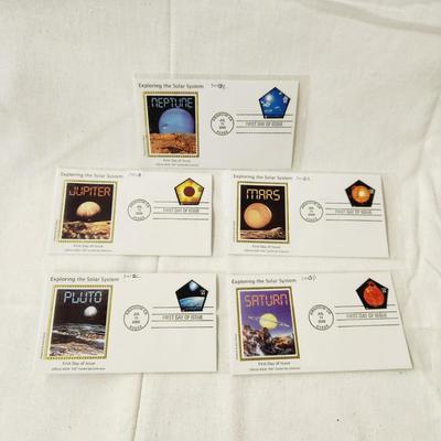 5 - FIRST DAY STAMPS - 2000 EXPLORING THE SOLAR SYSTEM