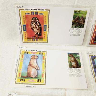 9 - FIRST DAY STAMPS - 2001 GREAT PLAINS PRAIRE