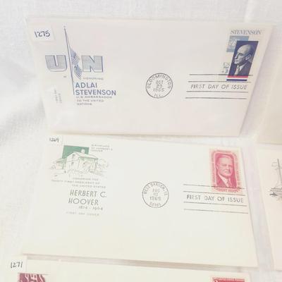 8 - FIRST DAY STAMPS - 1965 MIXED THEME