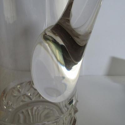 Antique Pressed Glass Tall Pitcher