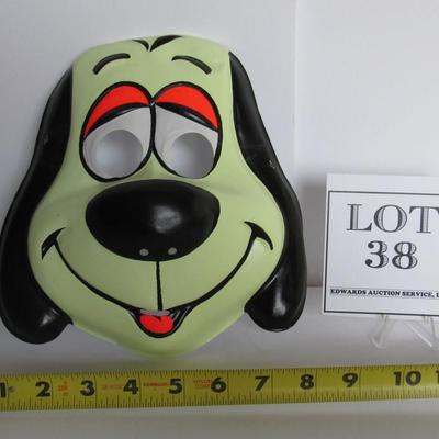 Vintage USA Plastic Underdog Halloween Mask