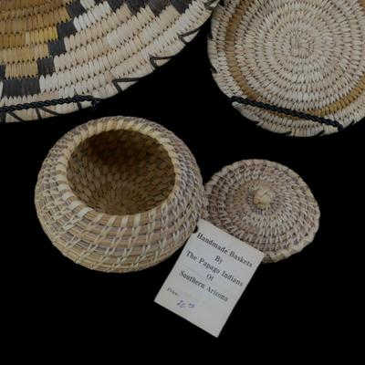 Handmade Tohono O'odham and Papago Baskets