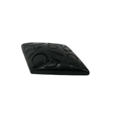 SIGNED Native American Hand-Carved Pendant