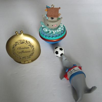 Lot 57:  Hallmark Keepsake Christmas Ornament Lot of 3
