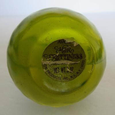 Art Deco Glass Double Perfume Bottle and Vintage Avon Perfume With Bird Spray Finial