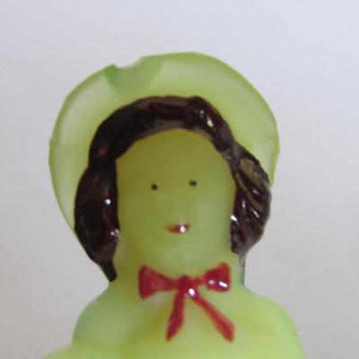 Boyd Glass Hand Painted Lady Doll
