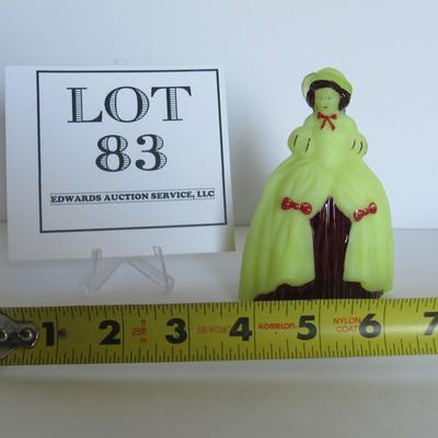 Boyd Glass Hand Painted Lady Doll