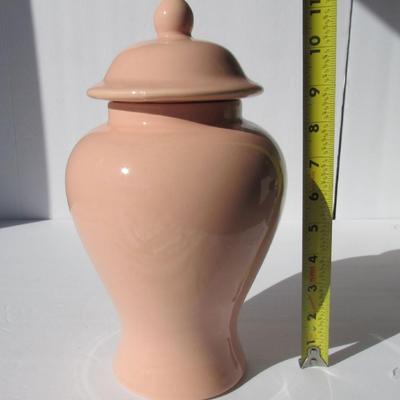 Vintage Haeger Pottery Tall Covered Vase or Urn
