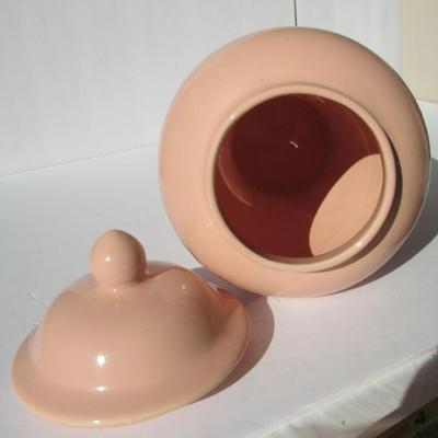 Vintage Haeger Pottery Tall Covered Vase or Urn