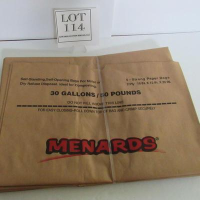 Pack of Unused Lawn Bags