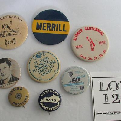 Misc Pinback Buttons