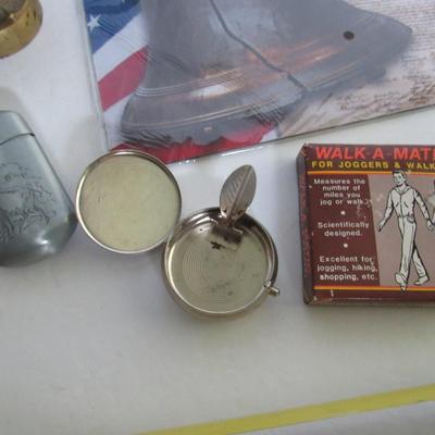 Interesting Junk Drawer Lot, Walk a Matic, Pocket Ashtray, More
