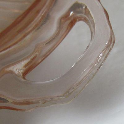 Depression Glass Pink Mayfair, Anchor Hocking, Divided Relish Dish