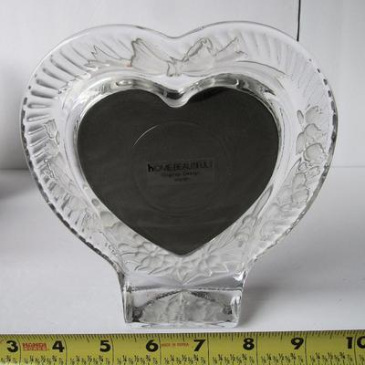 Pretty Contemporary Heart Shaped Glass Frame