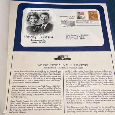 RONALD REAGAN INAUGURAL FIRST DAY COVERS