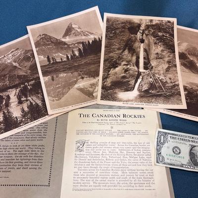 1917 THE MENTOR MAGAZINE THE CANADIAN ROCKIES