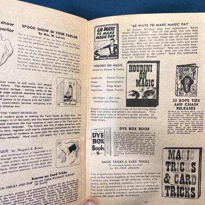 MAGIC TRICKS CATALOG 1976
