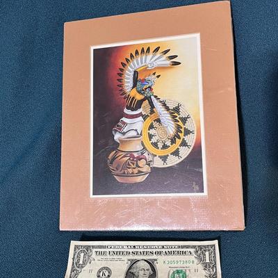 MATTED PRINT â€œHOPI COUNTRYâ€ BY JACK BEZEL