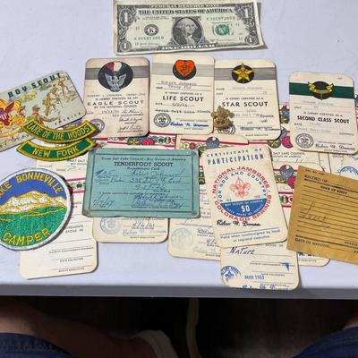 BOY SCOUT BSA EPHEMERA, PATCHES, PIN