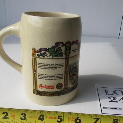 Older Budweiser Beer Stein Large Mug, See All Photos