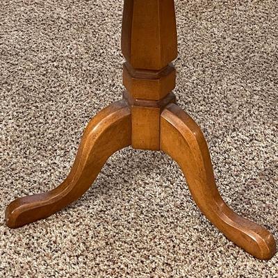 Antique Wood Bottom Side Table