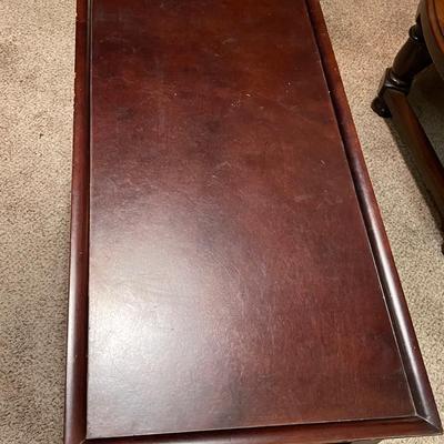 Vintage Wood Crown Mark Side Table