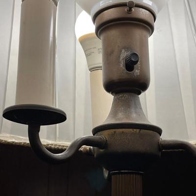 Antique Brass Floor Lamp