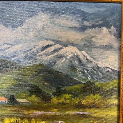 OIL PAINTING â€œHEBER VALLEY SPRINGâ€ by JUDY BAIRD