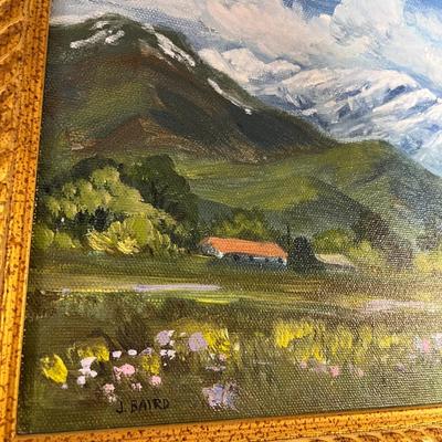 OIL PAINTING â€œHEBER VALLEY SPRINGâ€ by JUDY BAIRD