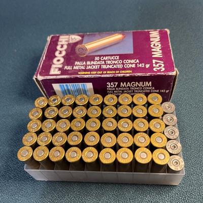 .357 MAGNUM BULLETS 45 COUNT UNUSED CARTRIDGES