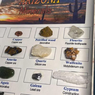 ARIZONA MINERALS SAMPLE BOARD