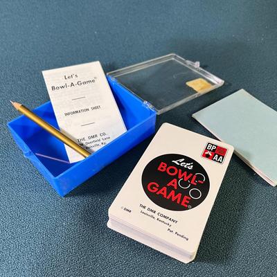 VINTAGE BOWLING CARD GAME 