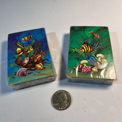 TROPICAL FISH VINTAGE PLAYING CARDS