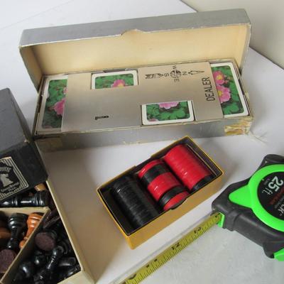 Misc Game Parts, Card Shuffler Etc