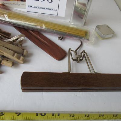 Old Closepins, Hanger, Nice Scent Incense Sticks, Householders Survivor Manual
