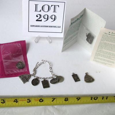 Neat Older Charm Bracelet, G.C.S.A.A. and Extra Charms, 1980s-90s