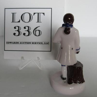 Vintage Boyd Glass Colonial Man, Hand Painted