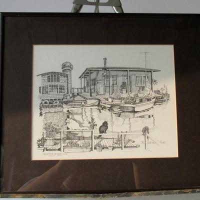 Lot 357: Reflections of Easy Living, Lake Union, Seattle Framed Print by Christopher Bollen