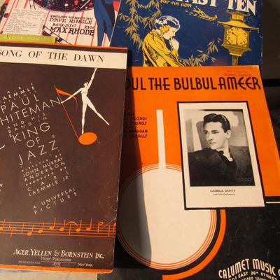 Lot 359:  Lot of Antique/Vintage Sheet Music