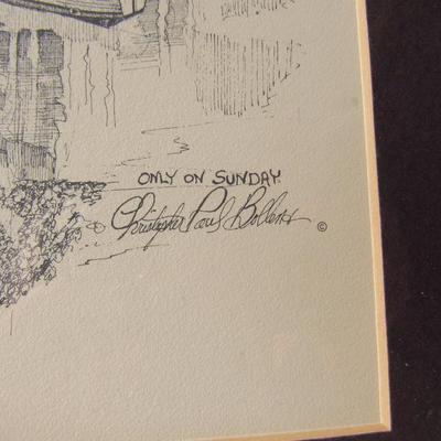 Lot 360: Very Nice, Only on Sunday Print by Christopher Bollens