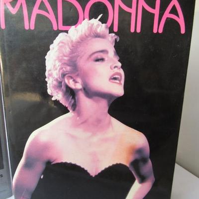 Lot 366: 2 Large Hard Cover Books: Madonna, Stay Tuned, TV's Unforgettable Moments