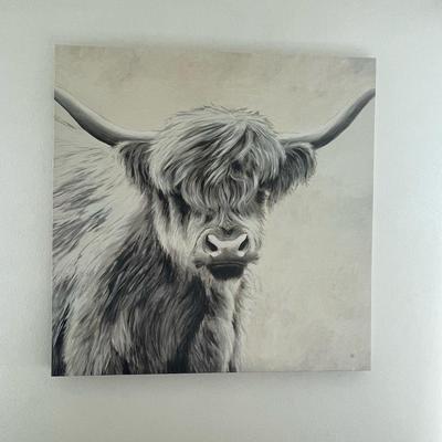 Large Highland Cow Canvas