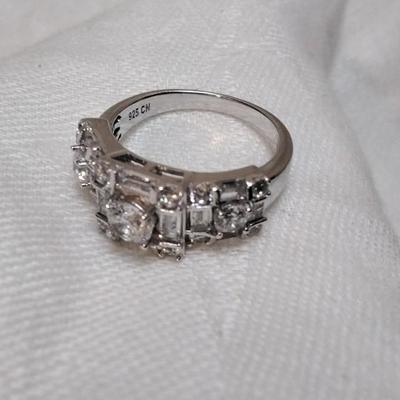 925 CZ Ring Size 7.5